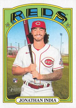 2021 Topps Heritage Jonathan India RC #541 Cincinnati Reds