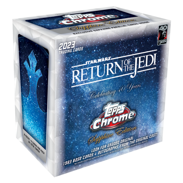 2023 Topps Chrome Star Wars Return Of The Jedi Hobby Box