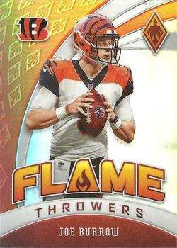 2020 PANINI PHOENIX JOE BURROW ROOKIE FLAME THROWERS #28 RC