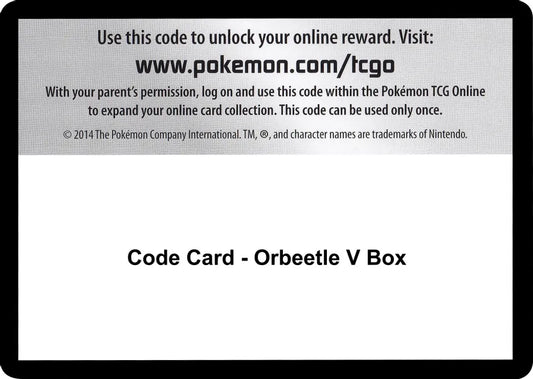 Code Card - Orbeetle V Box - SWSH04: Vivid Voltage (SWSH04)