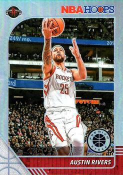 2019-20 Hoops Premium Stock Austin Rivers Silver Prizm #72 Houston Rockets