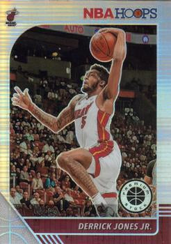 2019-20 Hoops Premium Stock Derrick Jones Jr. Silver Prizm #101 Miami Heat