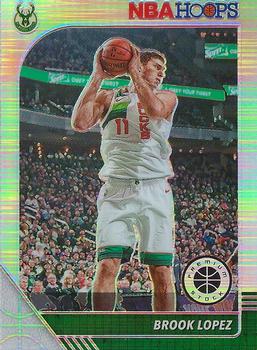 2019-20 Hoops Premium Stock Brook Lopez Silver Prizm #106 Milwaukee Bucks
