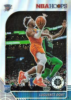 2019-20 Hoops Premium Stock Luguentz Dort Rookie Silver Prizm #213 Oklahoma City Thunder