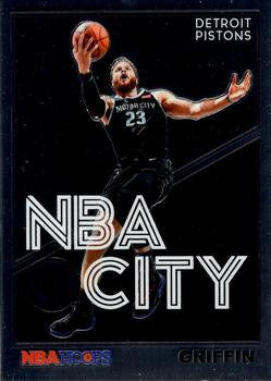 2019-22 Hoops Premium Stock Blake Griffin NBA City #8 Detroit Pistons