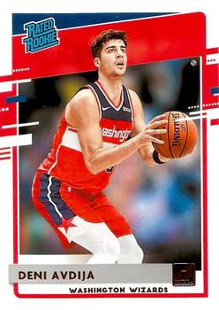 2020-21 Panini Donruss Rated Rookies Deni Avdija #205 Washington Wizards