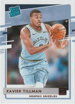 2020-21 Panini Donruss  Xavier Tillman #218 Memphis Grizzlies