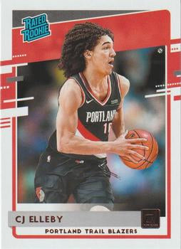 2020-21 Panini Donruss Rated Rookies CJ Elleby #223 Portland Trailblazers