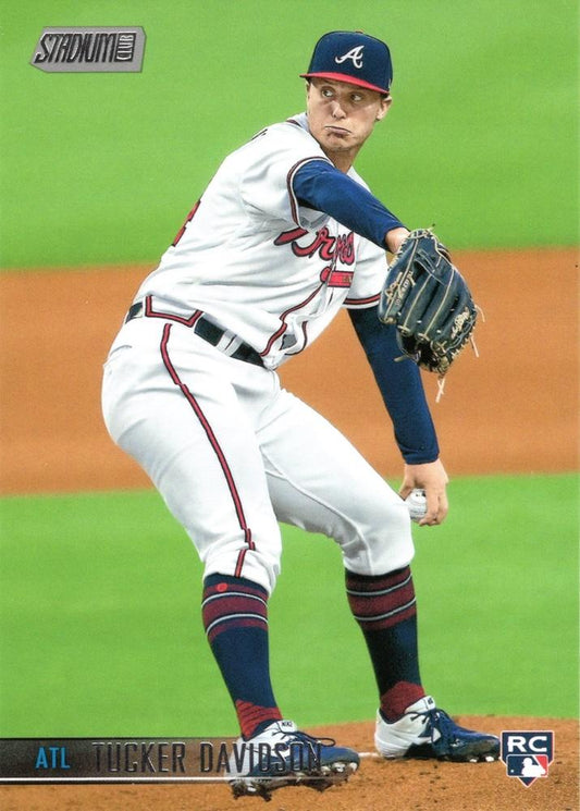 2021 Stadium Club #193 - Tucker Davidson RC - Atlanta Braves
