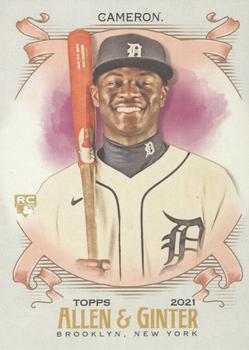 2021 Topps Allen & Ginter's Daz Cameron Rookie #105 Detroit Tigers