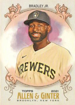 2021 Topps Allen & Ginter's Jackie Bradley Jr. SP #310 Milwaukee Brewers