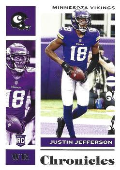 2020 Chronicles #62 JUSTIN JEFFERSON RC Rookie Minnesota Vikings