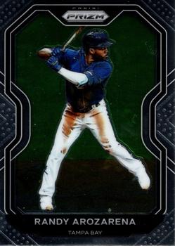 2021 Panini Prizm Randy Arozarena Silver Prizm #1 Tampa Bay Rays