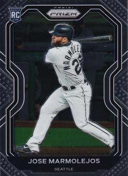 2021 Panini Prizm Jose Marmolejos Rookie Silver Prizm #175 Seattle Mariners