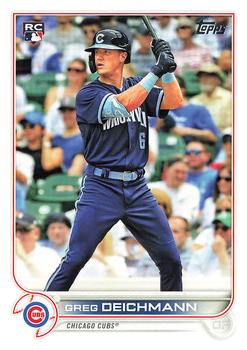 2022 Topps Greg Deichmann RC #395 Chicago Cubs