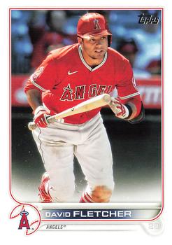 2022 Topps David Fletcher #LAA-11 Los Angeles Angels