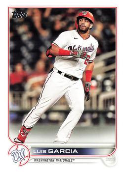 2022 Topps Luis Garcia #472 Washington Nationals