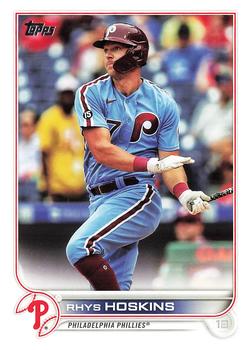 2022 Topps Rhys Hoskins #523 Philadelphia Phillies
