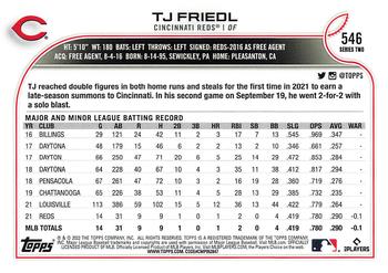 2022 Topps TJ Friedl RC #546 Cincinnati Reds