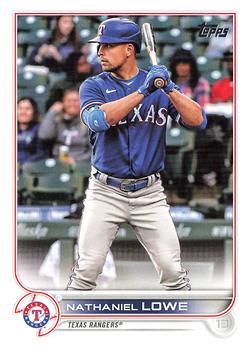 2022 Topps Nathaniel Lowe #551 Texas Rangers