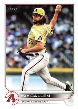 2022 Topps Zac Gallen #562 Arizona Diamondbacks