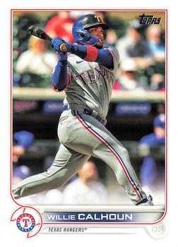 2022 Topps Willie Calhoun #581 Texas Rangers