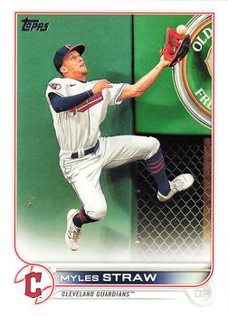 2022 Topps Myles Straw #654 Cleveland Guardians