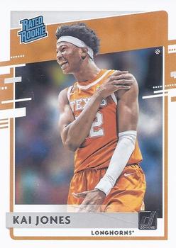 2021 Panini Donruss Rated Rookies Kai Jones 37 Texas Longhorns