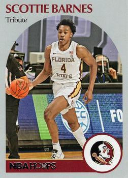 2021 Panini Chronicles Hoops Retro Scottie Barnes 57 Florida State Seminoles