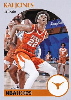 2021 Panini Chronicles Hoops Retro Kai Jones 62 Texas Longhorns