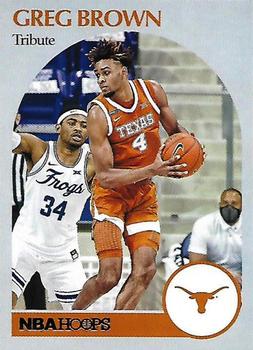 2021 Panini Chronicles Hoops Retro Greg Brown III 64 Texas Longhorns