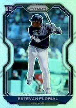 2021 Panini Prizm Estevan Florial Rookie Silver Prizm #85 New York Yankees