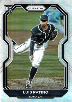 2021 Panini Prizm Luis Patino Rookie Silver Prizm #189 Tampa Bay Rays