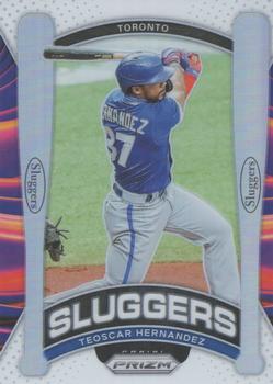2021 Panini Prizm Teoscar Hernandez Sluggers #3 Toronto Blue Jays