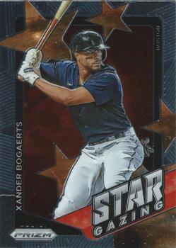 2021 Panini Prizm Xander Bogaerts Star Gazing #14 Boston Red Sox