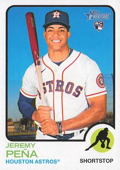 2022 Topps Heritage Jeremy Pena RC #629 Houston Astros