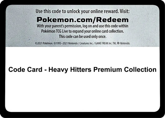 Code Card - Heavy Hitters Premium Collection - SWSH10: Astral Radiance (SWSH10)