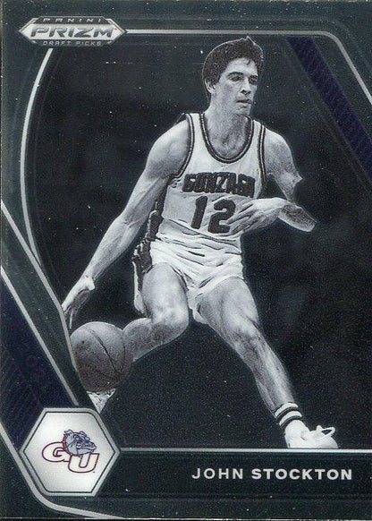 2021 Panini Prizm Draft Pick #87 John Stockton - Gonzaga Bulldogs