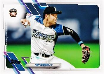 2021 Topps NPB  #82 Yuki Nomura - Hokkaido Nippon-Ham Fighters