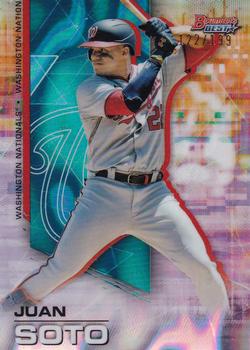 2021 Bowman's Best Aqua Lava Refractors #96 Juan Soto /199