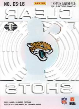 2021 Panini Illusions Clear Shots Trevor Lawrence #CS-16  Jacksonville Jaguars