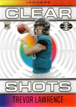 2021 Panini Illusions Clear Shots Trevor Lawrence #CS-16  Jacksonville Jaguars