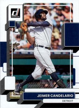 2022 Panini Donruss Jeimer Candelario Base #86 Detroit Tigers