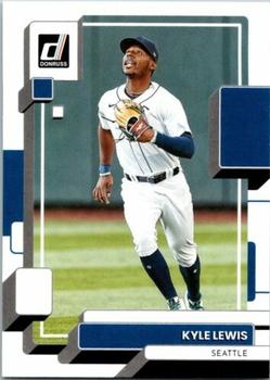 2022 Panini Donruss Kyle Lewis Base #100 Seattle Mariners