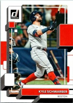2022 Panini Donruss Kyle Schwarber #144 Boston Red Sox