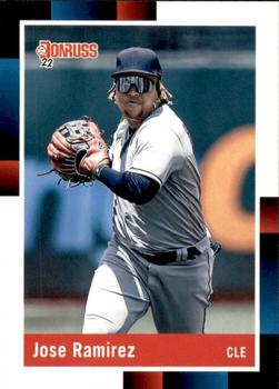 2022 Panini Donruss Yellow Retro 1988 Jose Ramirez #235 Cleveland Indians