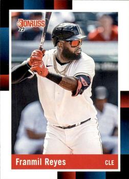 2022 Panini Donruss Retro 1988 Franmil Reyes #255 Cleveland Indians