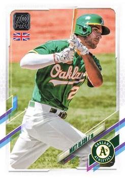 2021 Topps UK Edition Matt Olson #29 Oakland Athletics