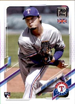2021 Topps UK Edition Kohei Arihara RC  #193 Texas Rangers