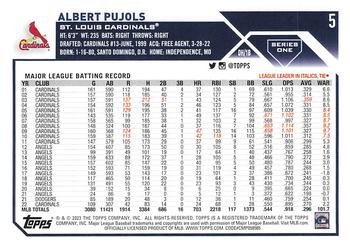 2023 Topps Albert Pujols #5 St. Louis Cardinals